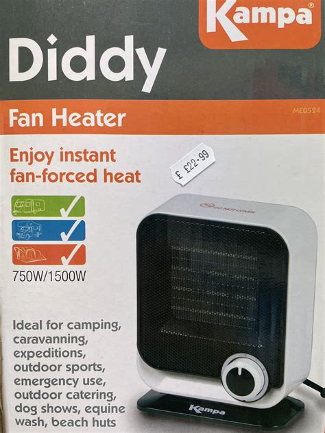 kampa diddy fan heater